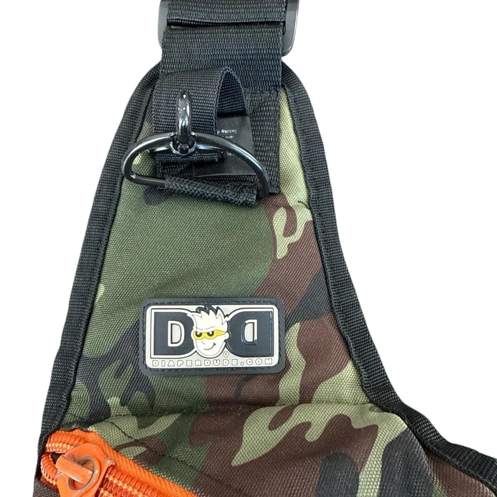 Diaper Dude Camo Dads Men Unisex Crossbody Messenger Multi-Pocket Diaper Bag